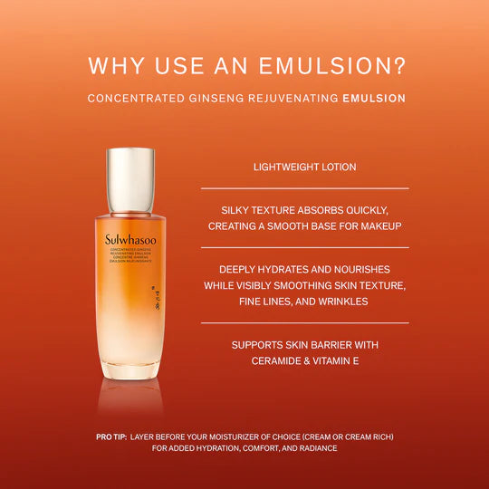 Sulwhasoo Concentrated Ginseng Rejuvenating Emulsion (125mL)