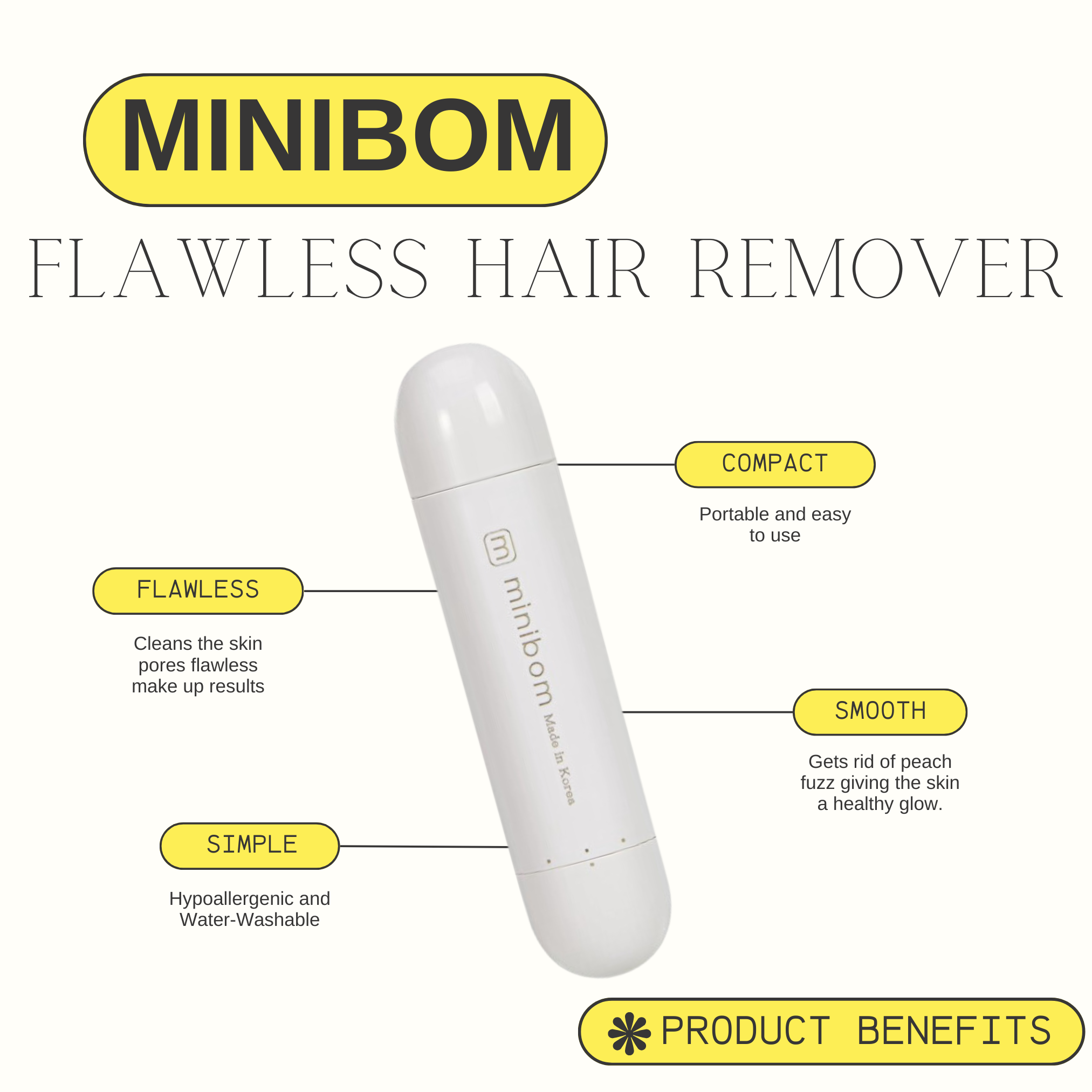 Minibom Flawless Hair Remover