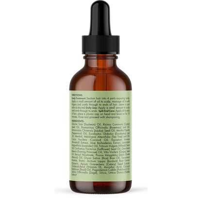 MIELLE Rosemary Mint Scalp & Hair Strengthen Oil (2oz)