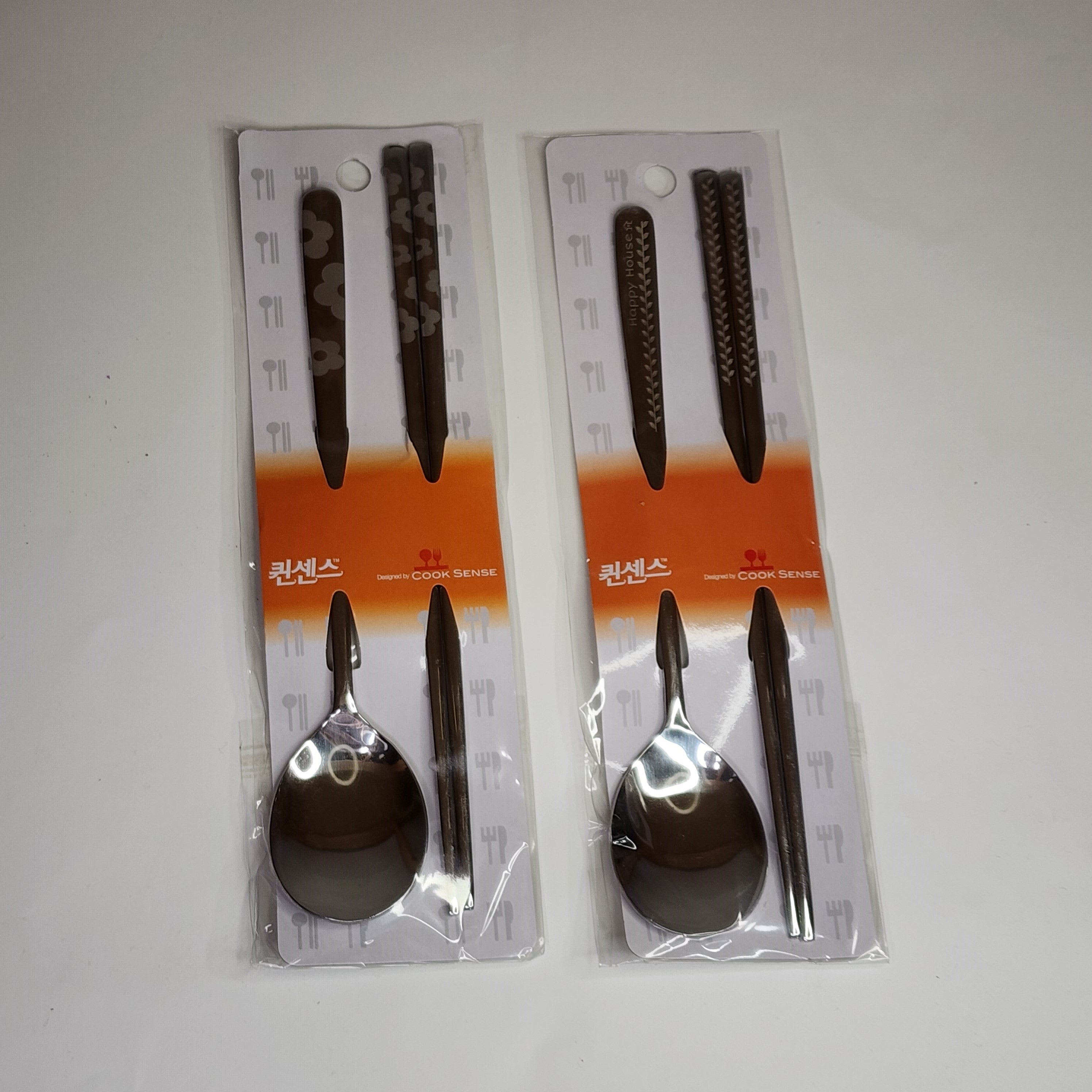 [Queen Sense] Stainless Steel Chopsticks & Spoon Set