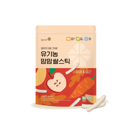 Momsmi MomMom Organic Rice Stick (Apple & carrot)